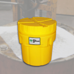 Kit para Derrames de Petróleo de 75 Litros con Tambor de Recogida – Kit de Respuesta a Derrames de Petróleo de Alta Resistencia y Recuperación Absorbente - Product Image 1