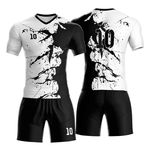 เสื้อฟุตบอลผ้าโพลีเอสเตอร์พิมพ์ลาย - Product Image 4