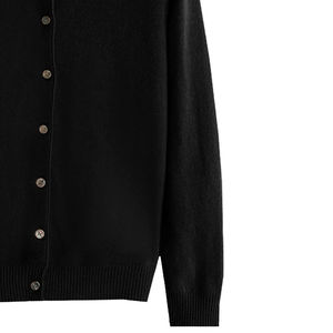 Servicio OEM, Cárdigan de Punto para Mujer, Cuello en V, Manga Larga, Suéter con Botones, Ropa Casual de Invierno, Decoraciones Bordadas - Product Image 6