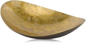 ถาดแก้วโลหะเคลือบสีทองหรูหราสำหรับเทศกาลคริสต์มาสชามโลหะเคลือบสีทองทนทานสำหรับบ้านสำนักงานห้องครัวของตกแต่งเคาน์เตอร์ห้องครัวที่สง่างาม - Product Image 5