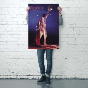 Queen's Crown <b>Poster</b> Modern Design Style Canvas Material Black <b>Frame</b> Wall Decor - Product Image 3