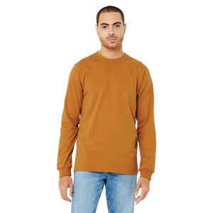 Men's Slim Fit Iron <b>Brown</b> <b>Long</b> <b>Sleeve</b> <b>Top</b> Lightweight Stretchy 92% Polyester 8% Spandex Sweat Wicking and Breathable Anti-UV - Product Image 1