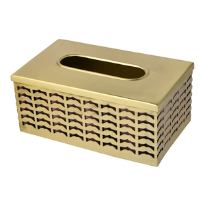 Servilletero de Metal hecho a mano de alta calidad, elegante contenedor de pañuelos clásico indio, hogar, oficina, restaurantes decorativos de lujo - Product Image 3