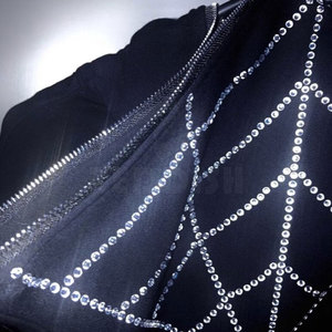 Sudaderas con capucha transpirables de alta calidad para hombre con diamantes de imitación Patrón sólido Cuello con capucha para invierno-MOQ bajo - Product Image 4