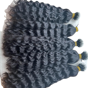 Vente en gros, Super Double fournisseur de cheveux péruviens bruts, nano ring- deep wavy - Product Image 1