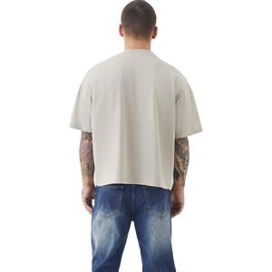 T-shirt en coton pour hommes et femmes, coupe ample à épaules tombantes, style décontracté streetwear, mode estivale, fabricant OEM, surdimensionné - Product Image 4
