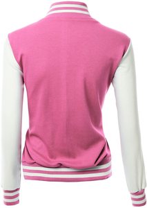 Chaqueta Bomber de Alta Calidad para Mujer, Nuevo Diseño, Estilo Universitario, Tejida, Invierno, Estilo Béisbol Urbano - Product Image 2
