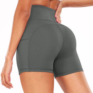 Pantalones cortos cómodos sin costuras para mujer, ropa deportiva para gimnasio, pantalones cortos de cintura alta sin costuras para mujer - Product Image 3