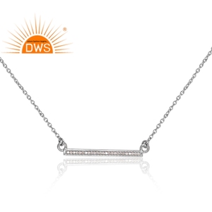 Collar con colgante de piedras preciosas Cz Natural de plata de ley más vendido, joyería personalizada para mujer, regalo para ella - Product Image 2