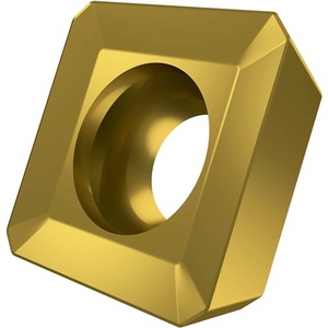 ISO SPET 1204ADSN M8330 D.5.5mm PVD Coated Gold Milling Insert Cutting & Forming <b>Tools</b> Pack Size 10 - Product Image 1