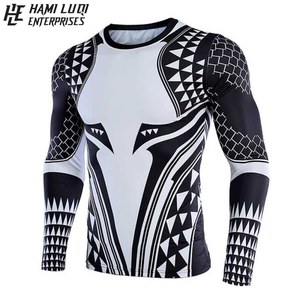 2025เสื้อแรชการ์ดแบบเต็มแขนเสื้อป้องกันผดผื่นพิมพ์ซับลิเมชันสินค้าคุณภาพสูง - Product Image 3