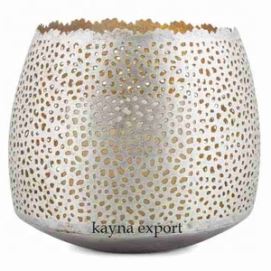 Porte-bougie votif en métal suspendu, forme cylindrique, décoration de Noël pour la maison, artisanat, finition mate, écologique - Product Image 3