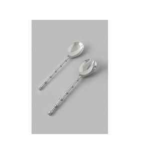 Couverts en acier Serveur à salade Cuillère et fourchette avec poignées de perles Produit le plus vendu Serveur à salade Cuillère avec vente - Product Image 6