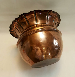 Jardinières en cuivre martelé de qualité supérieure pour la décoration de mariages et d'événements, nouvelle arrivée, forme ronde, pots de fleurs polis - Product Image 2