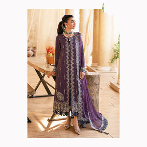Traditional Indian Embroidered Salwar Kameez Dress 10 <b>Wedding</b> Flared <b>Trouser</b> Organza Dupatta <b>Suit</b> Pakistani Lehenga Choli Style - Product Image 6