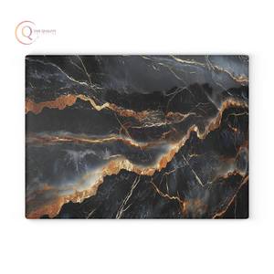 Tabla de cortar de cocina de mármol negro maravilloso negro para utensilios de cocina Atractivo bloque de cortar de mármol hecho a mano en buena venta - Product Image 4