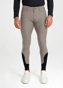 Men Equestrian Slim Fit Breeches Breathable Stretch Fabric Durable Horse Riding <b>Jodhpurs</b> for Training and Competition - Product Image 4