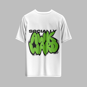 T-shirt en coton surdimensionné uni unisexe Streetwear goutte épaule étiquette personnalisée t-shirt en gros - Product Image 6