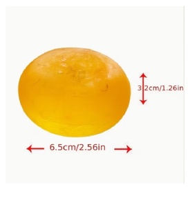 Jabón de Glicerina Natural con Azafrán Dorado, Hecho a Mano, para el Cuidado de la Piel, Humectante, Limpiador Suave, Producto de Belleza - Product Image 2