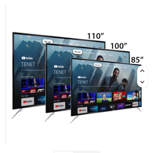 Nuevo Televisor Inteligente Android OEM de 85 Pulgadas 4K con Pantalla Táctil QLED 8K UHD, Televisores LED de 100 Pulgadas, Televisor Inteligente LED de 110 Pulgadas - Product Image 1