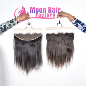 2025 prix de gros d'usine véritables cheveux humains indiens extensions droites frontales fournisseur de matières premières naturelles non transformées par exportation - Product Image 5