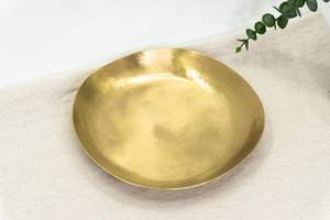 Super vente Nouveau plateau de service avec poignée Offre Spéciale Top nice Quality Eco Friendly Decorative Metal Salad Tray Round - Product Image 6