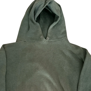 Soleil délavé vert sweat à capuche surdimensionné coton pull lourd polaire sweat à capuche unisexe Streetwear Logo personnalisé OEM sweats à capuche - Product Image 4