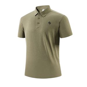 Camisetas Deportivas de Verano para Hombre, Nueva Colección, Alta Calidad, Transpirables, 100% Algodón, Tejido Waffle, Estilo Vintage, Manga Corta, Colores Sólidos - Product Image 5