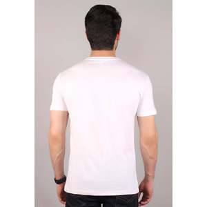 Arman Men's Graphic Tees 100% Cotton Jersey Enzyme Washed Silk Screen <b>Printed</b> Long Length Lightweight 200 Grams Fabric Weight - Product Image 5