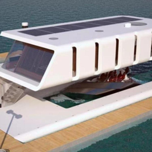 Vente mondiale, approvisionnement direct d'usine, bateaux de croisière, bateaux-maisons en aluminium, style ponton, maison flottante à bas prix - Product Image 1