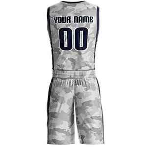 2025 vente en gros personnalisé Sublimation impression respirant basket-ball uniforme ensemble conception sport entraînement porter avant Logo Position - Product Image 6