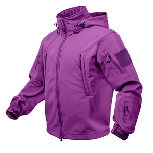 Venta al por mayor impermeable lona senderismo chaqueta logotipo personalizado con capucha Unisex invierno rompevientos hombres al aire libre - Product Image 5