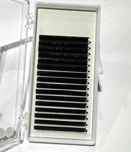 Extensions de cils synthétiques longs et naturels de qualité supérieure, volume complet, épaisseur 0.05, longueur 9mm, boucle C, léger, logo personnalisé, vente en gros - Product Image 3