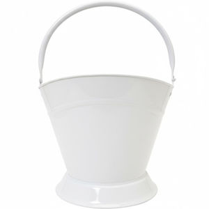 Seau à charbon en métal au design exceptionnel, finitions brun rouillé avec poignée, seau à charbon rond, décoration de jardin à domicile, seau à charbon - Product Image 4