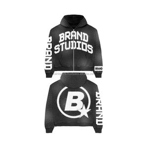 Nouveau Style Streetwear à manches longues hommes basiques pull à capuche prix réglable hommes pull à capuche en vrac quantité basiques à capuche - Product Image 4