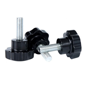 Vis à molette Torx à tête étoile noire avec poignée en plastique M4 M5 M6 M8 M10 M12 Métrique - Product Image 1