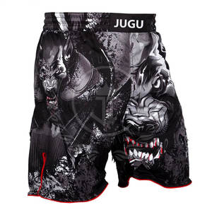 Nouveauté Shorts de MMA pour hommes de couleur unie personnalisables pour adultes Service OEM Vente en gros Respirant à l'avant Séchage rapide - Product Image 1