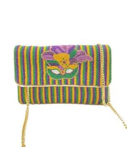 Monedero de noche para mujer con cuentas de cristal MARDI GRAS - Product Image 3