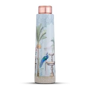 Elegantes botellas de cobre con logotipo personalizado hidratación saludable + promoción de marca ideal para regalar botella de cobre de forma única - Product Image 3