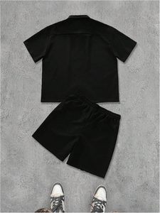 New Design 2025 Summer Men <b>twin</b> <b>Set</b> Short Sleeve T shirt and Shorts <b>Sets</b> Two Pieces 100% cotton made <b>twin</b> <b>Set</b> For Men - Product Image 4