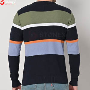 Derniers pulls personnalisés pour hommes, mode décontractée, col en O, pull à manches longues, saison d'hiver, pulls pour hommes - Product Image 3