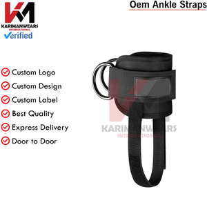 Sangles de cheville pour machines à câbles, taille unique, avec rembourrage de qualité supérieure, sangle de cheville durable pour exercices de fessiers - Product Image 3