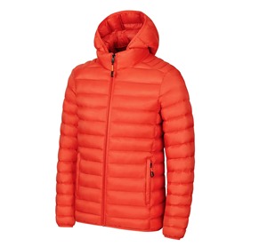 Fashion Design Spring Customized Men's Hooded Puffer <b>Jacket</b> with Zipper Closure <b>Smart</b> Casual Latest Style - Product Image 1