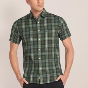 2025 verde oliva Color de sombra buen vendedor ropa de hombre de calidad superior vendedor más nuevo estilo Casual camisas de manga corta - Product Image 5
