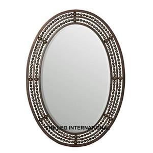 Aluminum Metal <b>Round</b> Shape Gold Finished Modern <b>Wall</b> <b>Mirror</b> From India Fancy Style Excellent Quality Home <b>Wall</b> Decoration - Product Image 3