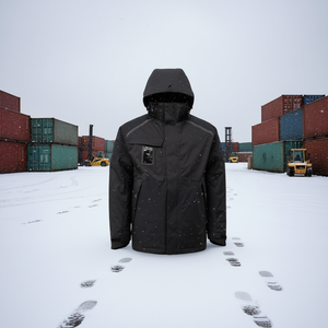 Veste de travail d'hiver ELKA RAINWEAR XTREME taille M, imperméable noire - Product Image 3