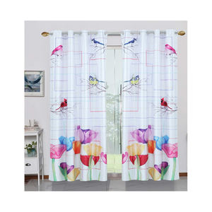 Modern Designer Multi-color Curtains Sustainable Pure Polyester Fabric Vibrant Printed Multi-pattern Wholesale Supplier - Product Image 2