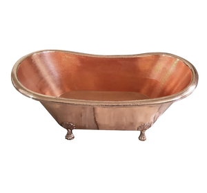 Bañeras de Cobre Puro de Forma Ovalada, Modernas y de Lujo, Personalizadas al por Mayor de Divris, con Propiedades Antimicrobianas, Independientes, para Adultos - Product Image 1