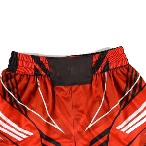 กางเกงชกมวย MMA มวยไทย แบบสั่งทำ OEM เอวสูง ผูกเชือก ผ้าซาติน เป็นมิตรต่อสิ่งแวดล้อม ระบายอากาศได้ดี - Product Image 3