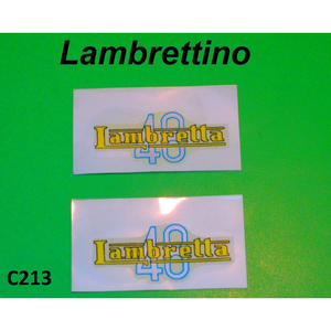 Par de pegatinas 'Lambrettino 48' - Product Image 1